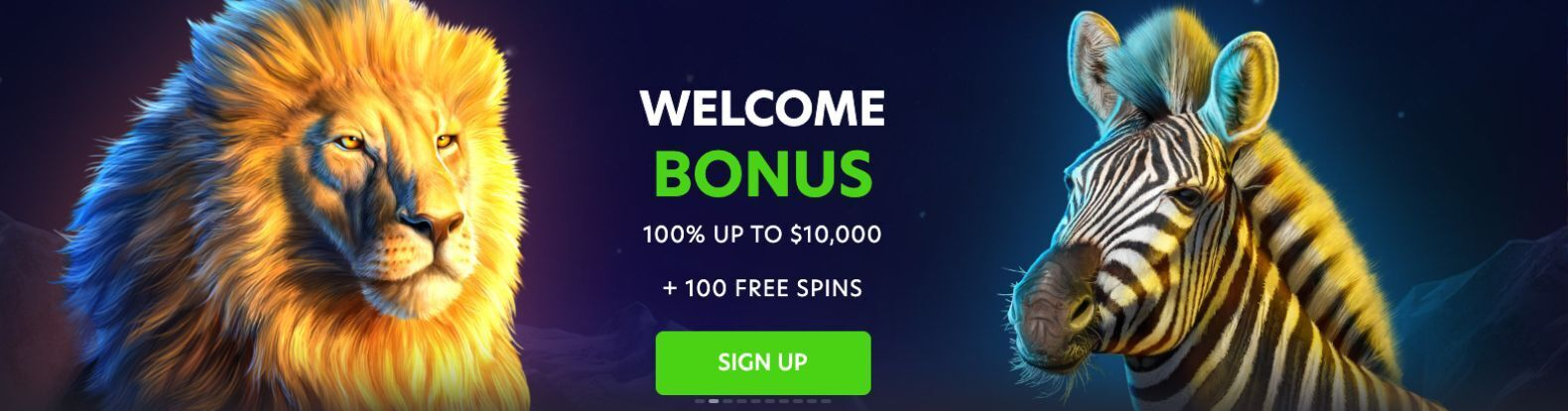 Bonus 100% up to AUD 10,000 and 100 Free Spins